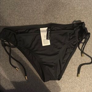 La Blanca Elegant Black Bikini Bottom